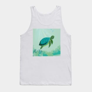 Ocean Sea Turtle Tank Top